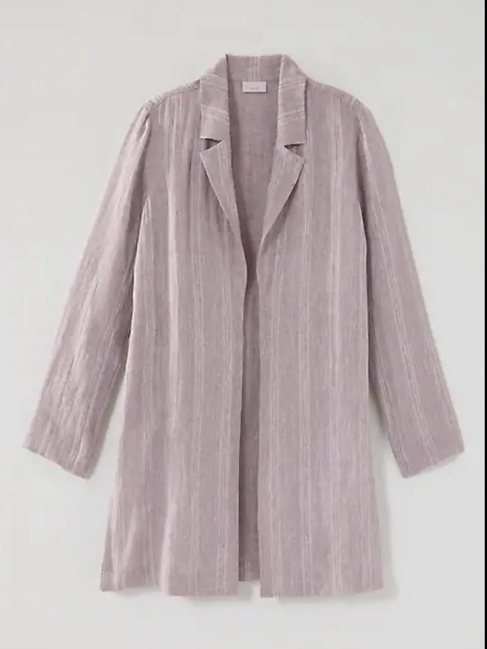 NWT J.Jill Pure Jill 100% Linen Longline Blazer Size Small Petite